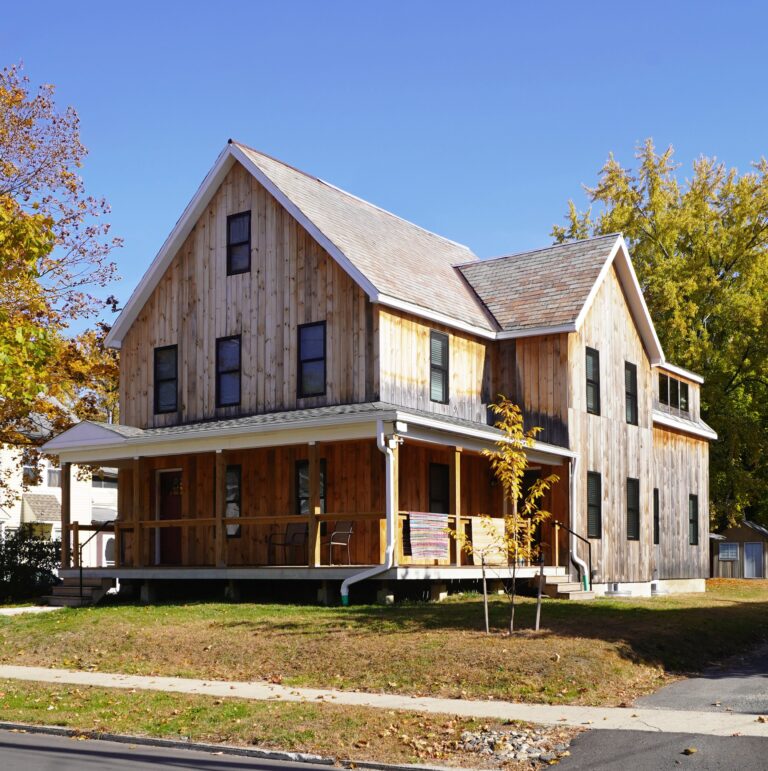 Hero shot of the entire house from the front.
